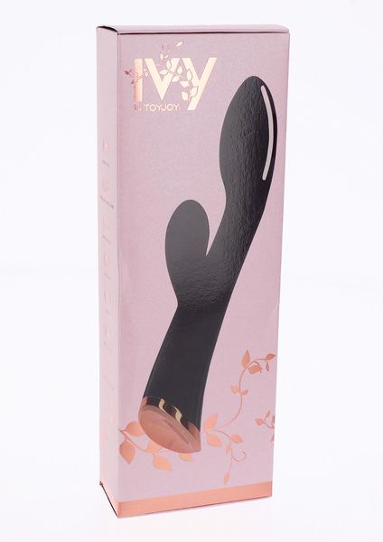 Wibrator królik ToyJoy Ivy Cassia Xtra Intense, 20,5 cm (czarny) 10995 zdjęcie