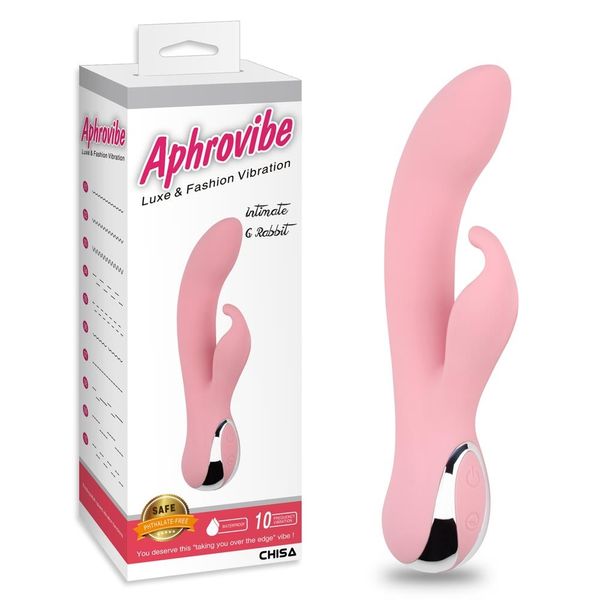 Вібратор-кролик Aphrovibe Intimate G Rabbit, 18 см (рожевий) 13338 фото