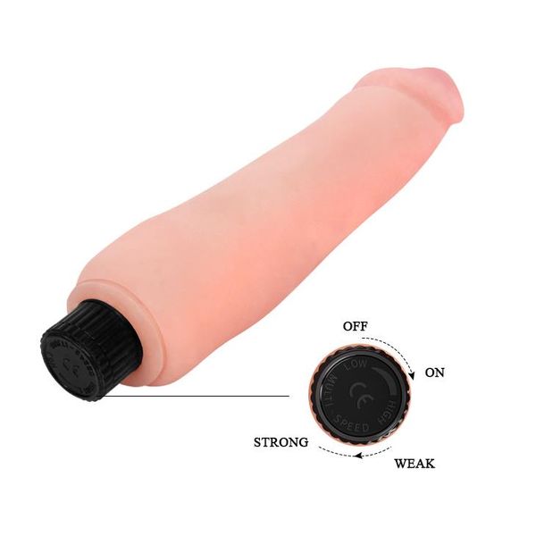 Вибратор Mutlispeed Flexible Vibrator, 23,5 см (телесный) 9983 фото