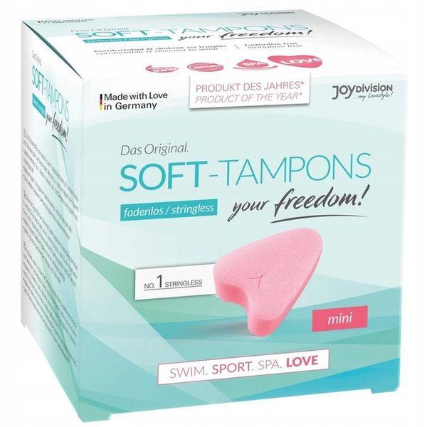 Тампони Joy Division Soft Tampons Mini, 3 шт 12748 фото