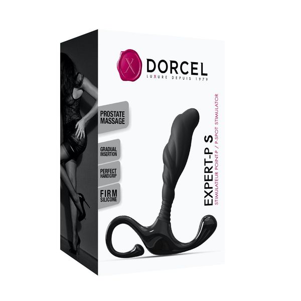 Стимулятор простаты Dorcel Expert P S, 10 см (черный) 12882 фото