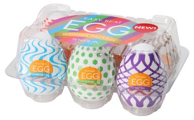Zestaw masturbatorów Tenga Egg Wonder Pack, 6 sztuk (multi) 15760 zdjęcie