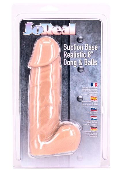 Dildo Seven Creations So Real Dong, 20 cm (w kolorze cielistym) 4081 zdjęcie