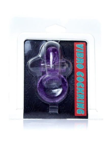 Pierścień erekcyjny Boss Series Rabbit Vibro Cock Ring, 7,5 cm (fioletowy) 10134 zdjęcie