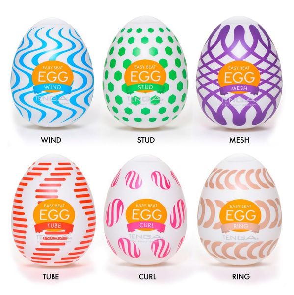 Набор мастурбаторов Tenga Egg Wonder Pack, 6 шт (мульти) 15760 фото