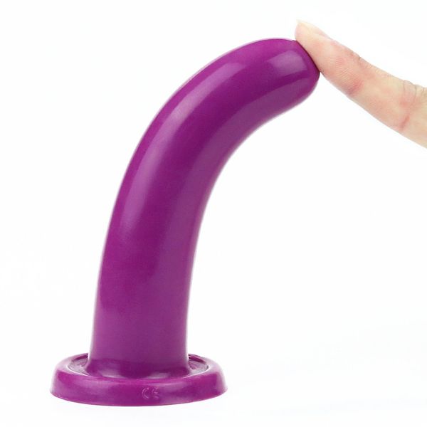 Dildo LoveToy Silicone Holy Dong, 14,5 cm (fioletowy) 14609 zdjęcie