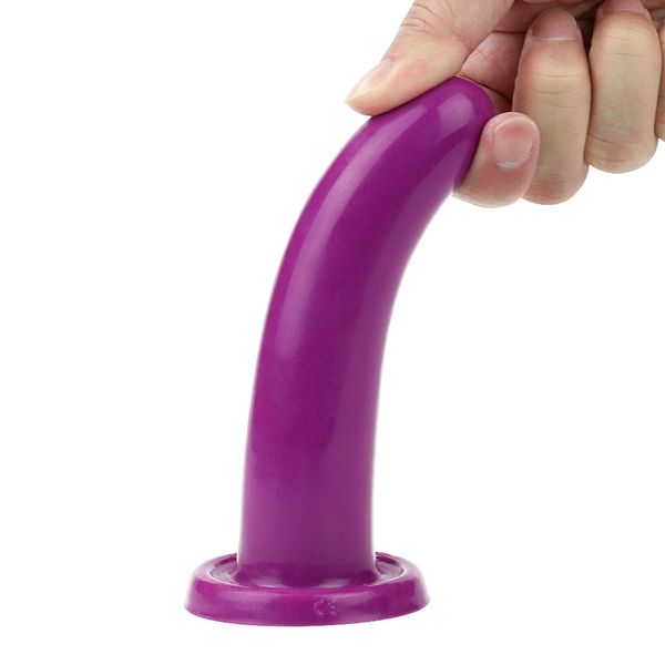 Dildo LoveToy Silicone Holy Dong, 14,5 cm (fioletowy) 14609 zdjęcie