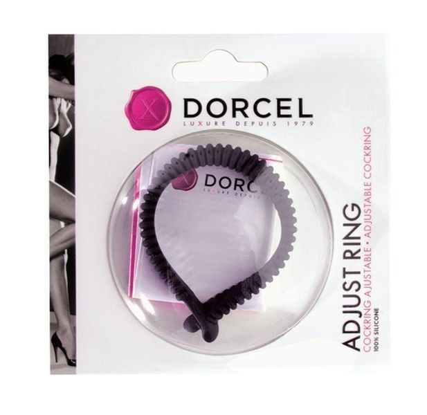 Еластичне ерекційне кільце Dorcel Adjust Ring (чорний) 12889 фото