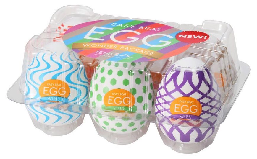 Набор мастурбаторов Tenga Egg Wonder Pack, 6 шт (мульти) 15760 фото