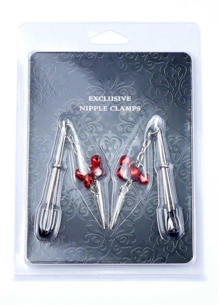 Klamry zaciski na sutki Exclusive Nipple Clamps No.4 Fetish Boss Series (czerwony) 9226 zdjęcie