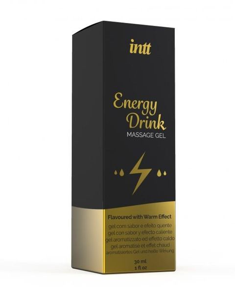 Согревающий массажный гель Intt Energy Drink, 30 мл 8490 фото