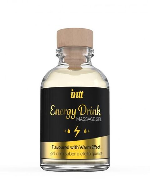 Зігрівальний масажний гель Intt Energy Drink, 30 мл 8490 фото