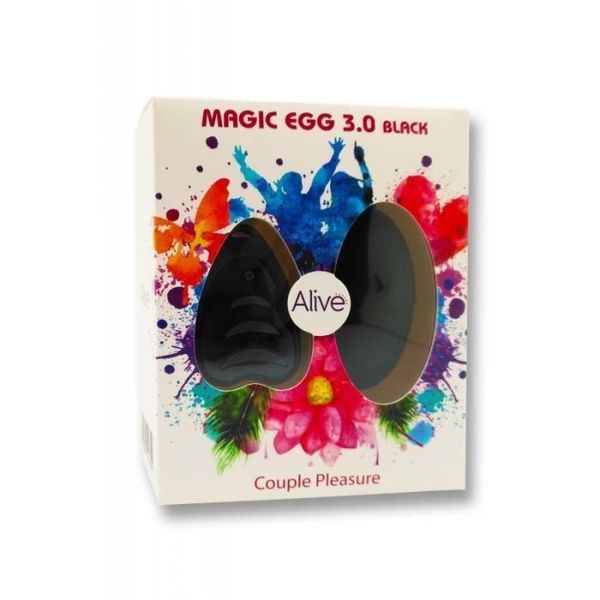 Wibrujące jajko Alive Magic Egg 3.0, 7,3 cm (czarny) 7562 zdjęcie