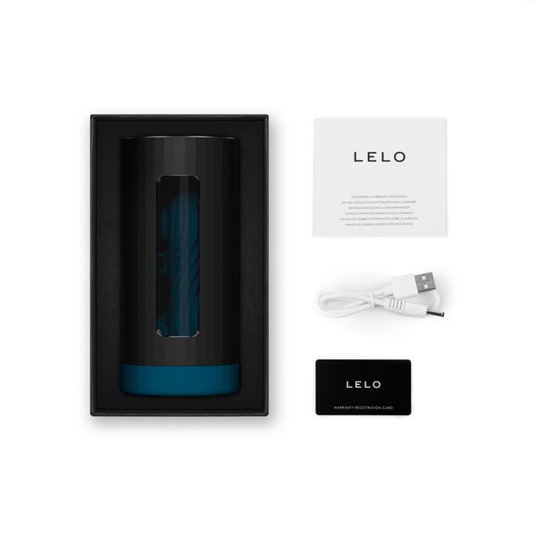 Мастурбатор Lelo F1s V3 XL, 15,4 см (голубой) 35346 фото