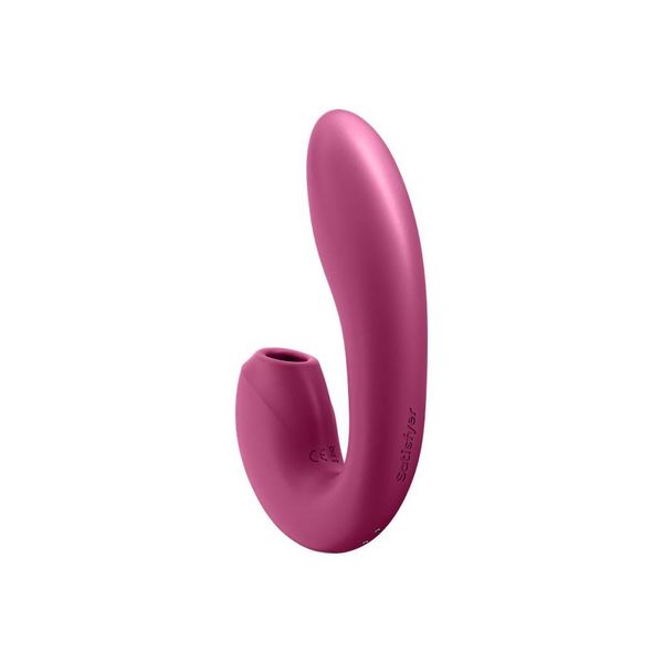 Стимулятор клітора Satisfyer Sunray, 14.8 см (малиновий) 12927 фото