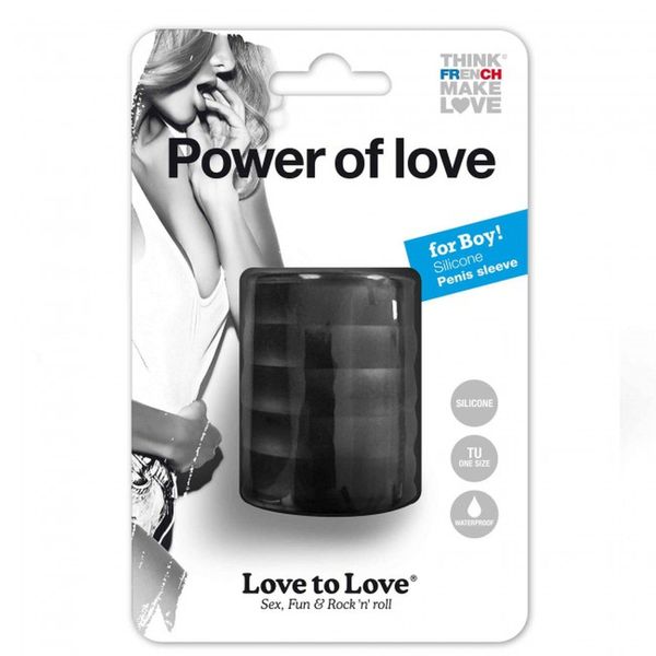 Nasadka na penisa Love To Love Power of Love, 5 cm (czarny) 13720 zdjęcie