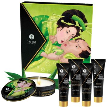 Набір інтимної косметики Shunga Geisha Secrets Organica Exotic Green Tea 15183 фото