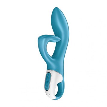 Вибратор-кролик Satisfyer Embrace Me, 20,5 см (бирюзовый) 13496 фото