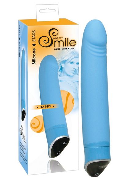 Wibrator Sweet Smile Happy, 22 cm (niebieski) 5125 zdjęcie