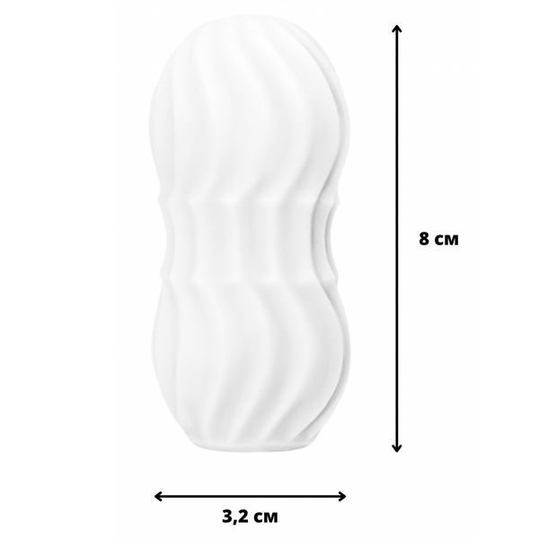 Masturbator LoveToy Marshmallow Dreamy, 8 cm (biały) 10948 zdjęcie