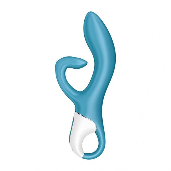 Wibrator królik Satisfyer Embrace Me, 20,5 cm (turkus) 13496 zdjęcie