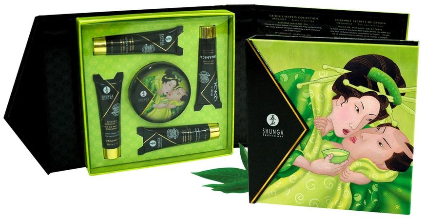 Набір інтимної косметики Shunga Geisha Secrets Organica Exotic Green Tea 15183 фото