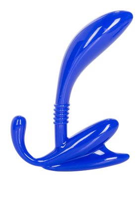 Стимулятор простаты Apollo Curved Prostate Probe, 11,5 см (синий) 4278 фото