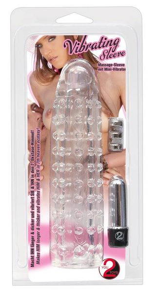 Nasadka na penisa Orion Vibro Penis Sleeve, 16x4 cm (przezroczysty) 9535 zdjęcie