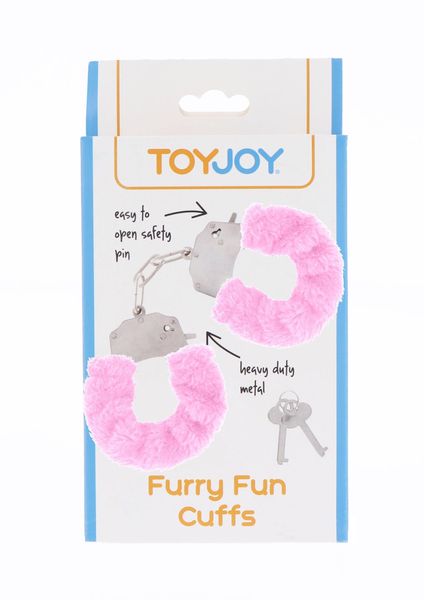 Наручники Furry Fun Cuffs, 28 см (рожевий) 4362 фото