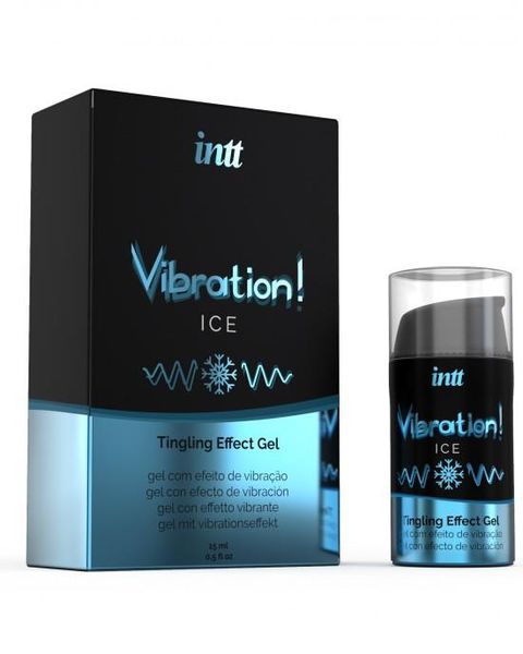 Рідкий вібратор Intt Vibration Ice м&apos;ята, 15 мл 8475 фото