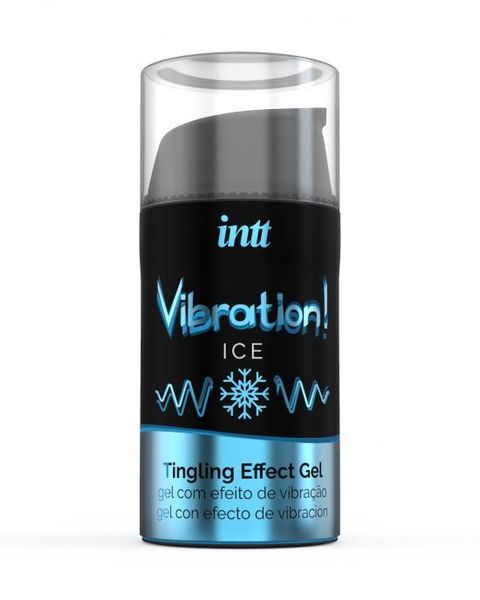 Рідкий вібратор Intt Vibration Ice м&apos;ята, 15 мл 8475 фото