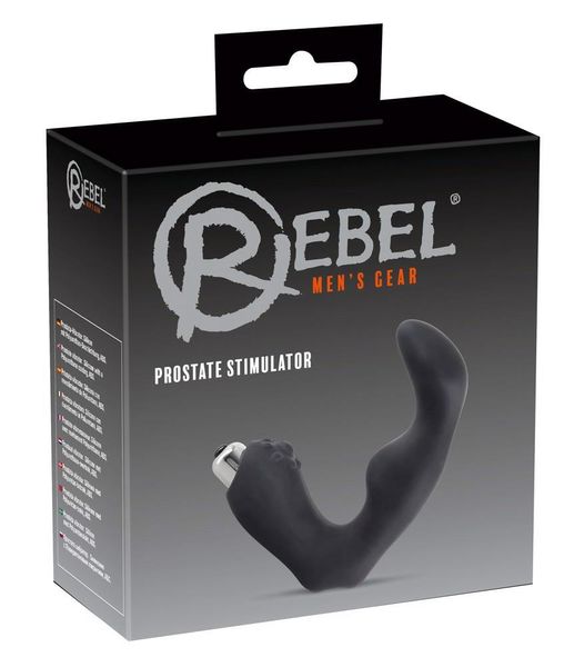 Stymulator prostaty z wibracją Orion Rebel, 12 cm (czarny) 17903 zdjęcie