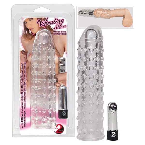 Nasadka na penisa Orion Vibro Penis Sleeve, 16x4 cm (przezroczysty) 9535 zdjęcie