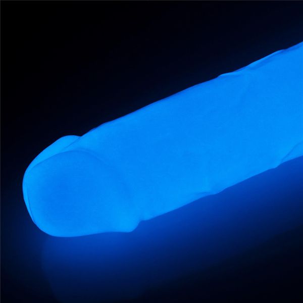 Neonowe dildo Lumino Play Dildo, 21 cm (niebieski) 14676 zdjęcie