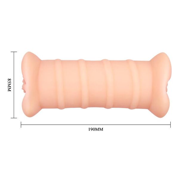 Masturbator z wibracją Crazy Bull Emma, 19 cm (w kolorze cielistym) 23824 zdjęcie