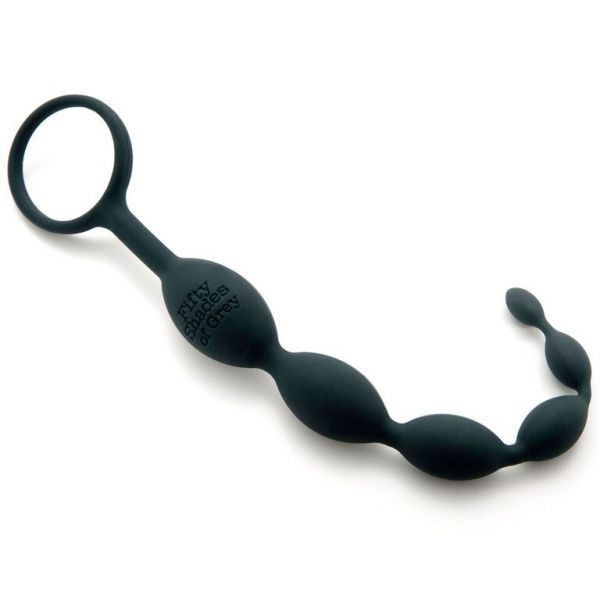 Analny łańcuch Fifty Shades of Grey Silicone Anal Beads, 25,4 см (czarny) 20121 zdjęcie