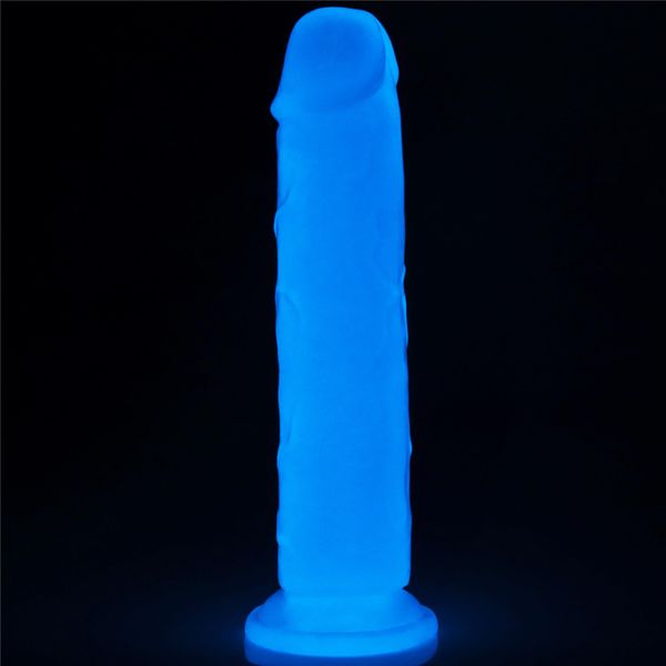 Neonowe dildo Lumino Play Dildo, 21 cm (niebieski) 14676 zdjęcie