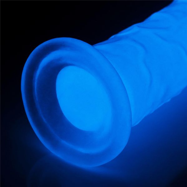 Neonowe dildo Lumino Play Dildo, 21 cm (niebieski) 14676 zdjęcie