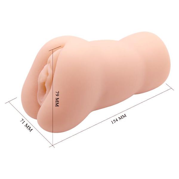 Masturbator LyBaile Crazy Bull Leona Pocket Pussy, 15,7 cm (w kolorze cielistym) 11657 zdjęcie