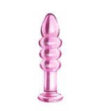 Korek analny LoveToy Glass Romance 5.5 ", 14 cm (różowy) 14411 fotografia