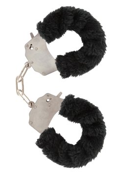 Наручники Furry Fun Cuffs, 28 см (чорний) 4363 фото