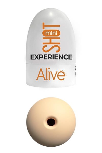 Masturbator Alive Mini Shot Experience, 8.5 cm (żółty) 12917 zdjęcie