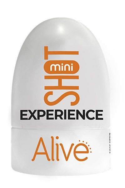 Masturbator Alive Mini Shot Experience, 8.5 cm (żółty) 12917 zdjęcie