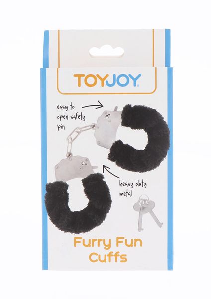 Kajdanki Furry Fun Cuffs, 28 cm (czarny) 4363 zdjęcie