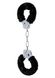 Kajdanki Furry Fun Cuffs, 28 cm (czarny) 4363 zdjęcie 2