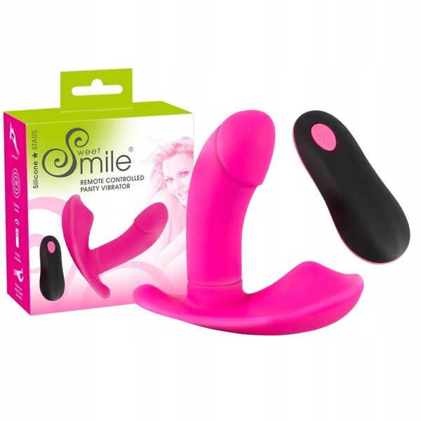 Вибратор Sweet Smile Remote Controlled Panty, 10.7 см (розовый) 7572 фото