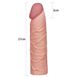 Nasadka na penisa LoveToy Pleasure X-Tender Penis Sleeve, 17 cm (cielisty) 14164 zdjęcie 5