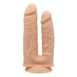 Фаллоимитатор двойной Adrien Lastic SilexD Double Gusto, 19,5 см (телесный) 12974 фото