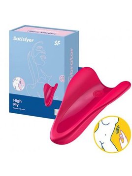 Вібратор на палець Satisfyer High Fly, 6,5 см (червоний) 11018 фото