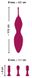 Wibrator łechtaczkowy Sweet Smile Spot Vibrator With 3 Tips, 17,9 cm (różowy) 10904 zdjęcie 6